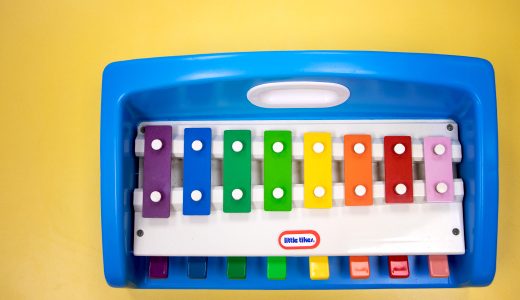 toy instrument from the toddler room